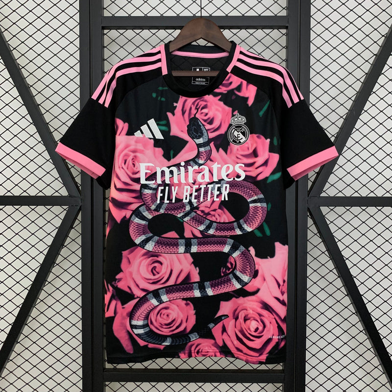 Camisa Real Madrid 25/26 Special Edition - Rosa e Preto