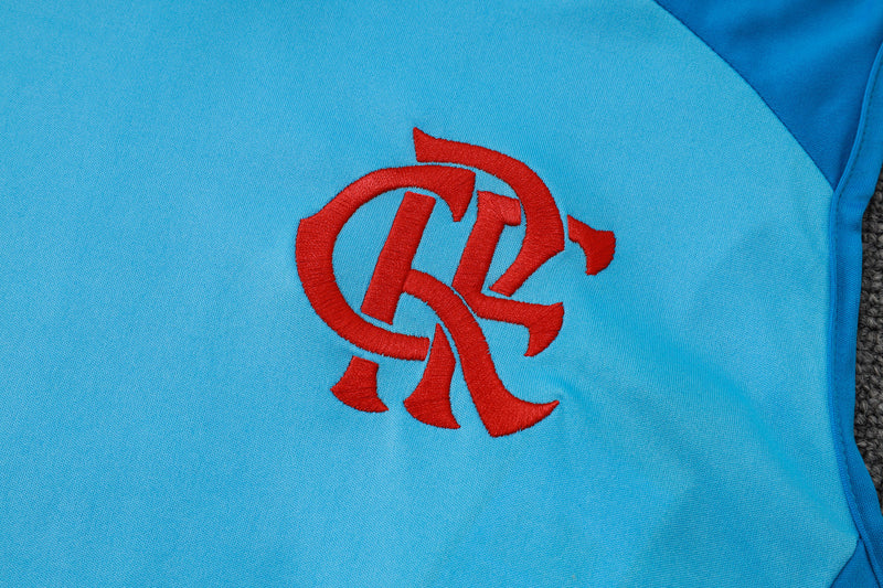 Conjunto de Treino do Flamengo Azul 2025