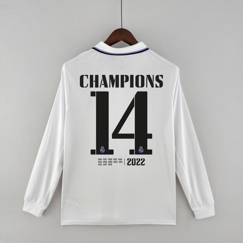Camisa Manga Longa Real Madrid [UEFA Champions League