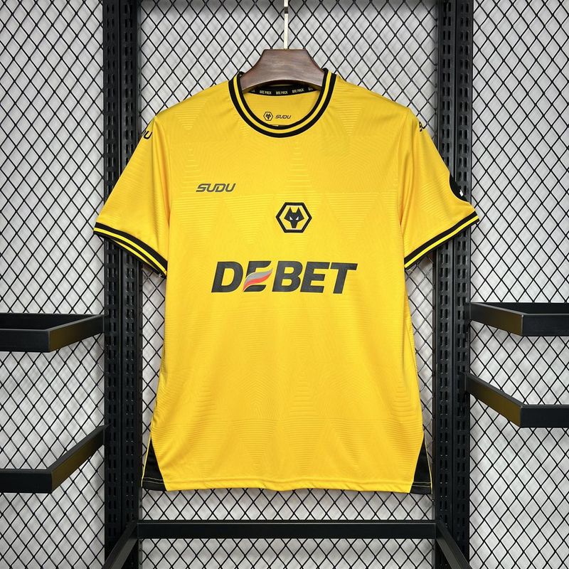Camisa Wolves I 24/25 Castore - Amarelo