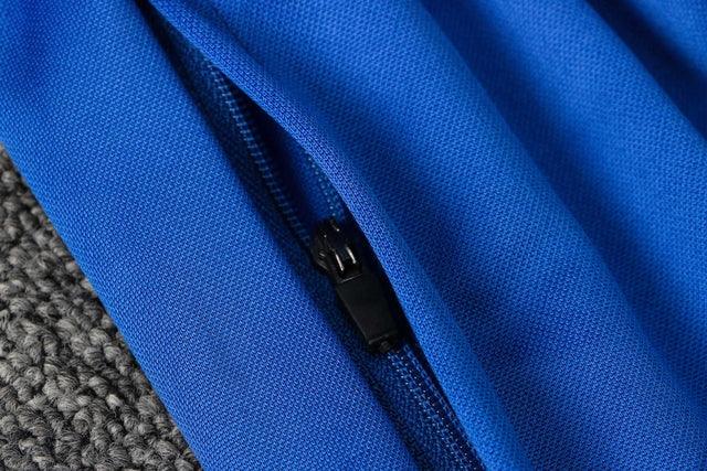 Conjunto Inverno Barcelona Azul e Grená Nike - Com Ziper