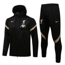 Conjunto Inverno Liverpool Preta Nike - Com Capuz
