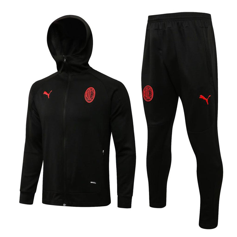 Conjunto Inverno Milan Preta Puma - Com Capuz