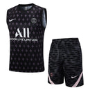 Conjunto de Treino do Paris Saint Germain - Preto e Rosa
